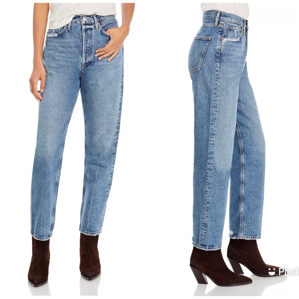 AGOLDE Jeans 💦 90'S HIGH RISE TAPERED LEG JEANS in Hooked